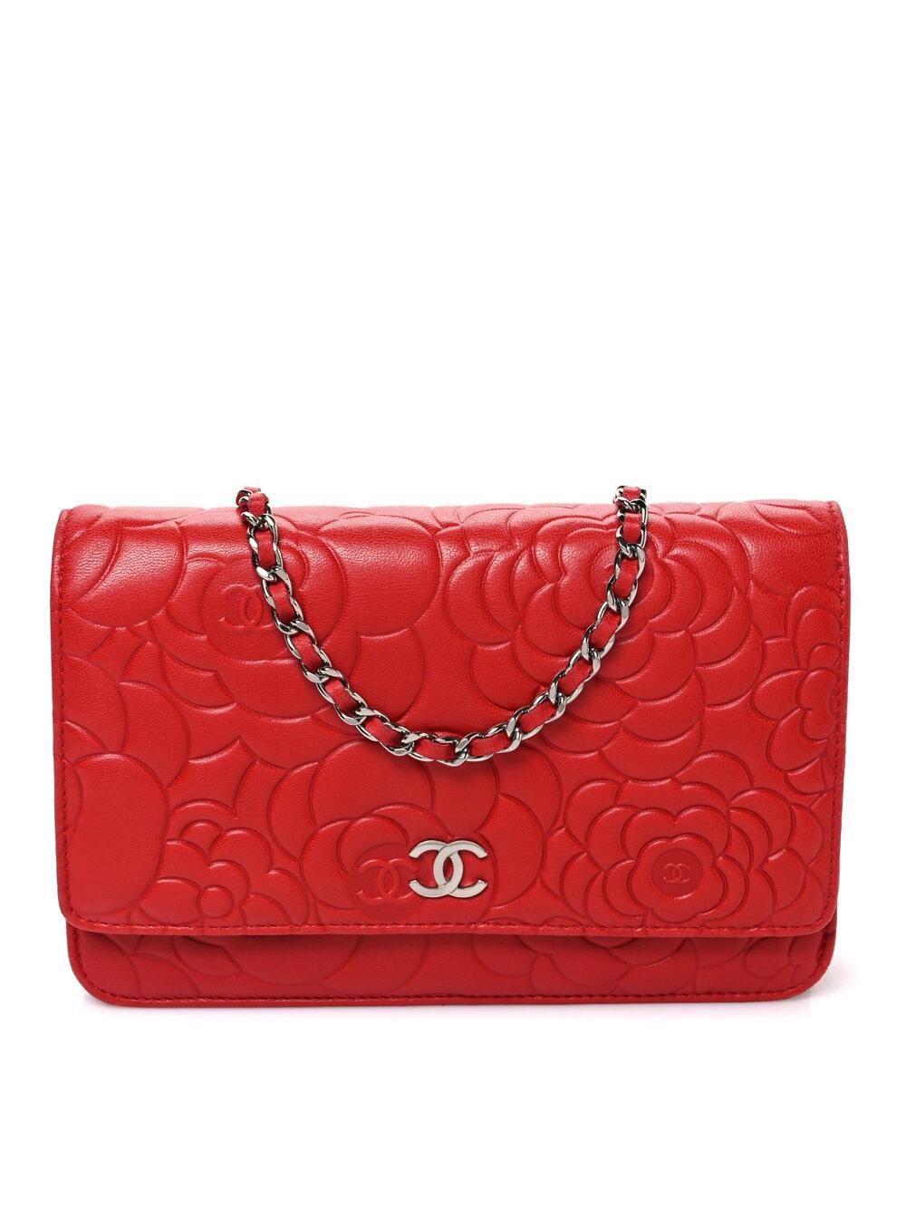 Chanel Lambskin Camellia Embossed #361444C17B